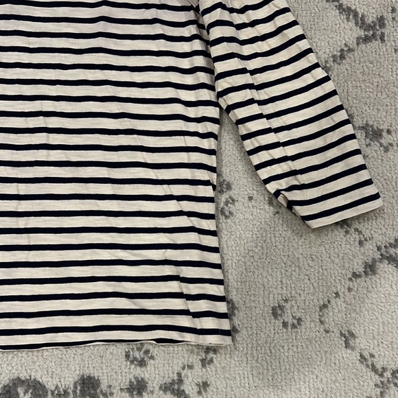 J. Crew - Shirt (Off White and Navy) - Picture 4 of 6